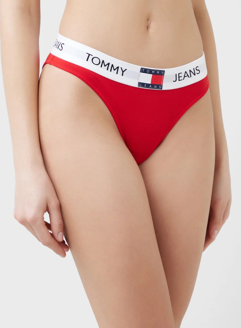TOMMY JEANS Logo Band Bikini Bottom