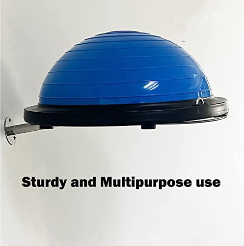 AUXPhome Stainless Steel Exercise Ball Holder - Wall Mounted Yoga Ball Storage Rack, 32 cm to 86 cm (13" to 34"), With Mounting Screws - Image 4