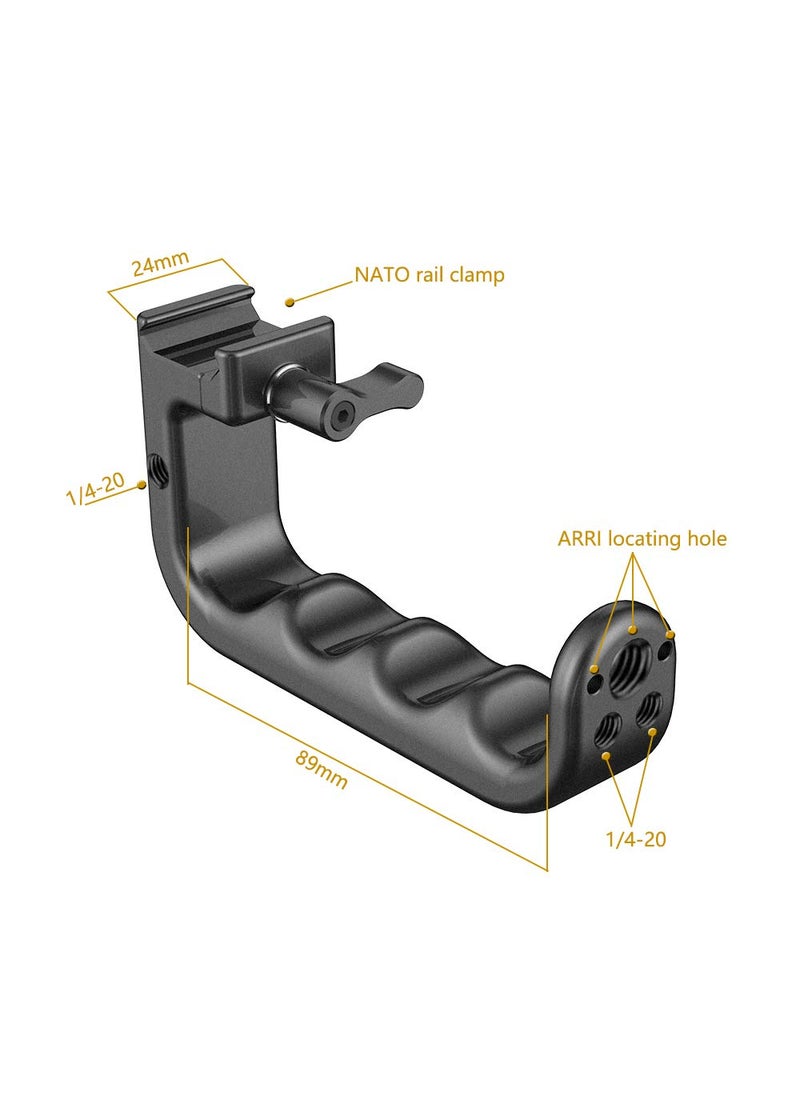 NICEYRIG Quick Release NATO Handle Grip, Ergonomic DSLR Camera Top Handgrip Applicable for Red DSMC2 Kinefinity Cinema Camera - 393