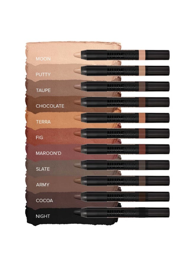 NUDESTIX Magnetic Luminous Eye Colour - Cocoa - Image 2