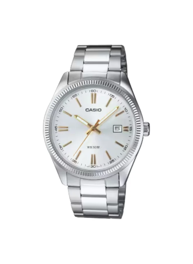 CASIO Men's Stainless Steel Analog Watch MTP-1302D-7A2 - 38.5 mm