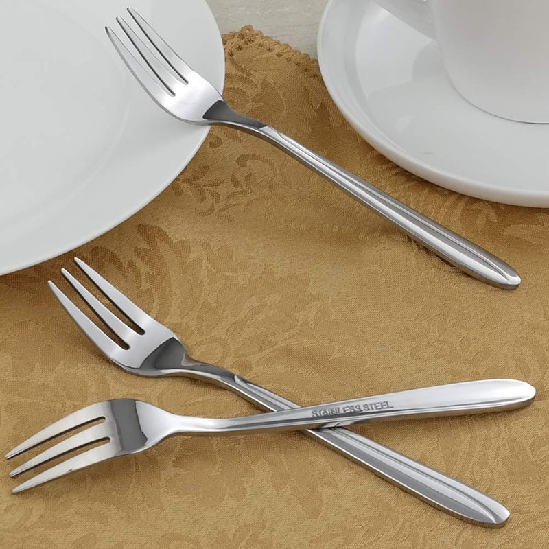 Anbers 12 Pieces Tiny Cocktail Forks  Stainless Steel Appetizer Fork Cake Fork - Image 5