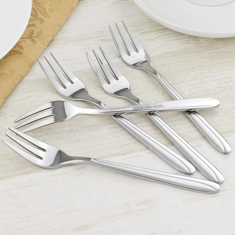 Anbers 12 Pieces Tiny Cocktail Forks  Stainless Steel Appetizer Fork Cake Fork - Image 3