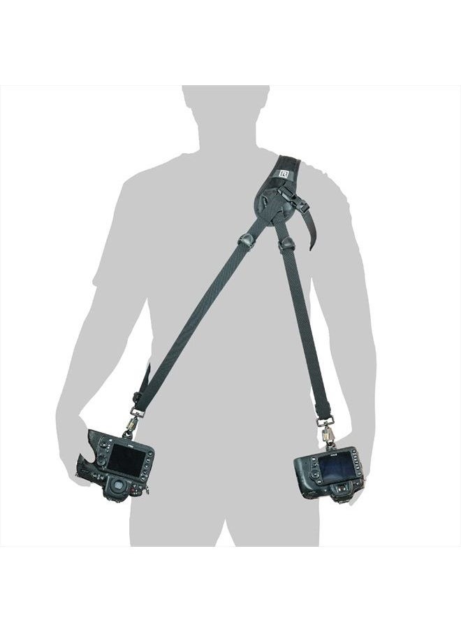 BlackRapid - Hybrid Breathe Camera Sling, Original Camera Sling Design, Strap for 1 or 2 DSLR, SLR and Mirrorless Cameras - Image 1