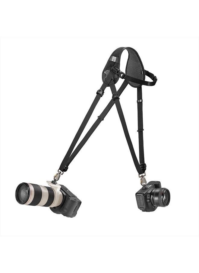 BlackRapid - Hybrid Breathe Camera Sling, Original Camera Sling Design, Strap for 1 or 2 DSLR, SLR and Mirrorless Cameras - Image 1