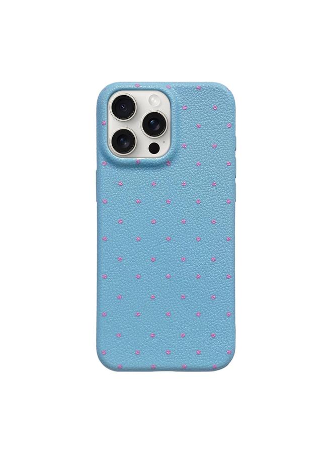 S-TOP Case For iPhone 15 Pro Max Dopamine Polka Dots Silicone Phone Case - Image 1