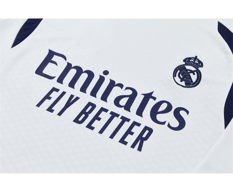 Real Madrid C.F. Men's Real Madrid C.F. Football Training Jersey Set, Short Sleeve Soccer T-shirt with Shorts - Image 4