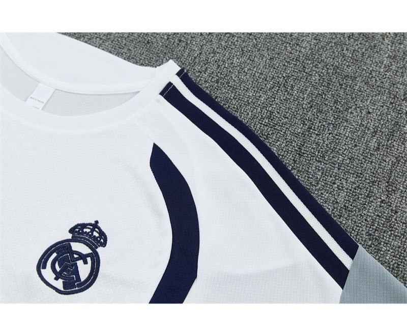 Real Madrid C.F. Men's Real Madrid C.F. Football Training Jersey Set, Short Sleeve Soccer T-shirt with Shorts - Image 3