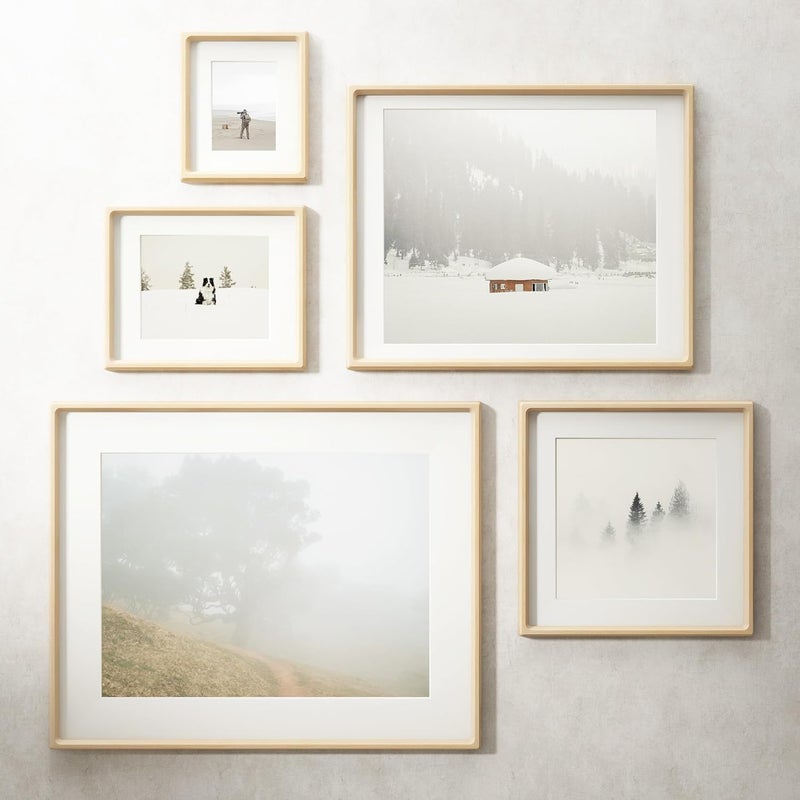 FLYJOE USA-Sourced Maple Wood Picture Frame, 5x7, 2P - Image 2