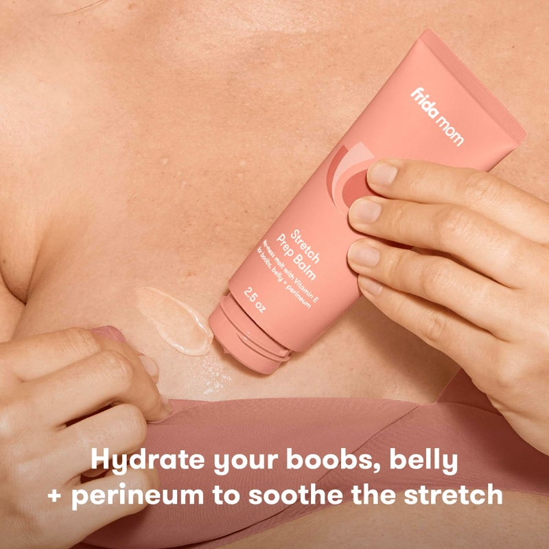 Frida Mom Stretch Mark Cream, Moisturizing Lotion for Stretch Marks and Perineal Massges with Vitamin E, 2.5oz - Image 2