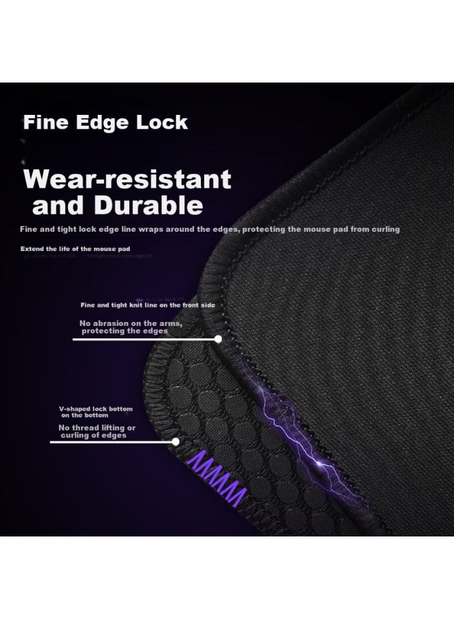 Daryo Dareu Gaming Mouse Pad Large Size Fps Saturn Balanced Control Pad 460*400*4Mm Thickened Sunken Lock Edge Csgo/Dota Desk Pad Thunder - Image 3