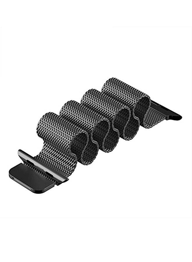 سوار بديل لساعة Apple Watch Series 5/6/7 42/44/45 ملم رمادي - Image 3