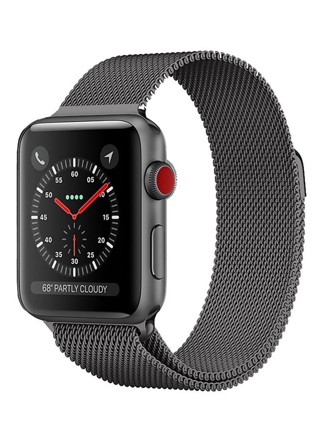 سوار بديل لساعة Apple Watch Series 5/6/7 42/44/45 ملم رمادي - Image 1