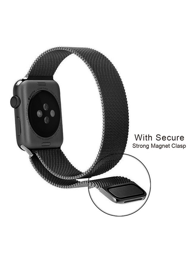 سوار بديل لساعة Apple Watch Series 5/6/7 42/44/45 ملم رمادي - Image 2