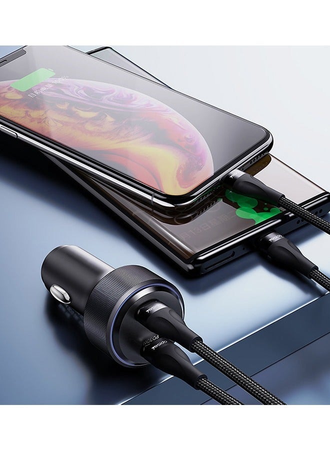 Taimi Type-C fast car charger and USB Type-C port 60w - Image 3