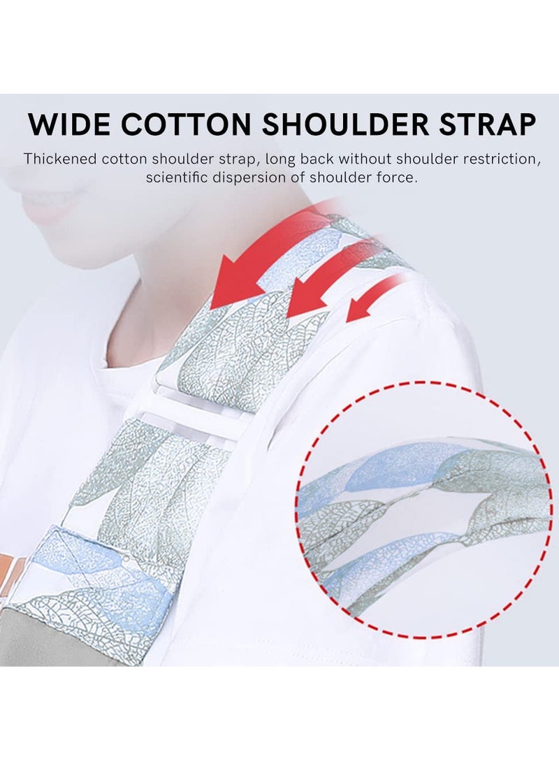 Bebiland Baby Carriers from Newborn, Soft Portable Baby Sling, Adjustable One Shoulder Cross-Body Baby Wrap Carrier, Quick Dry, Thick and Widen Shoulder Straps for 0-24 Months Baby (Grey)  - Image 3