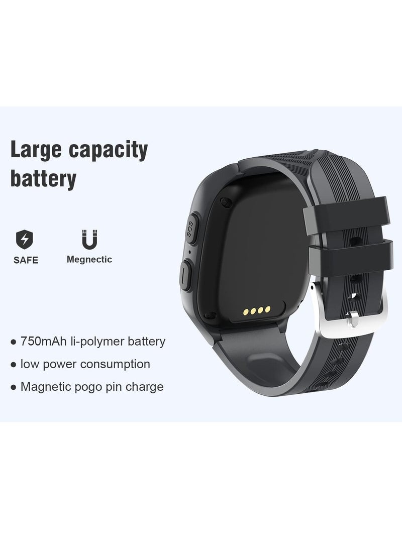 AROAQ LT31 Multifunctional Kids Children S-mart Watch T-racker Intelligent Band Sensitive T-ouch Screen Supported 4G SIM C-ard SOS & Video Chat Call Camera 3 Alarm Clock Setting LBS Positioning IP67 Water - Image 4