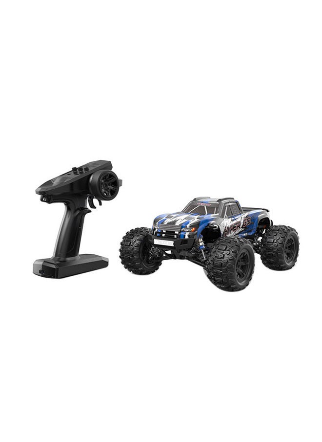 Mjx - Rc Hobby Grade Gps Truck 1:16 Scale Radio Controlled Off-Roader W Bluetooth And App Rtr All Terrain Blue - Image 1