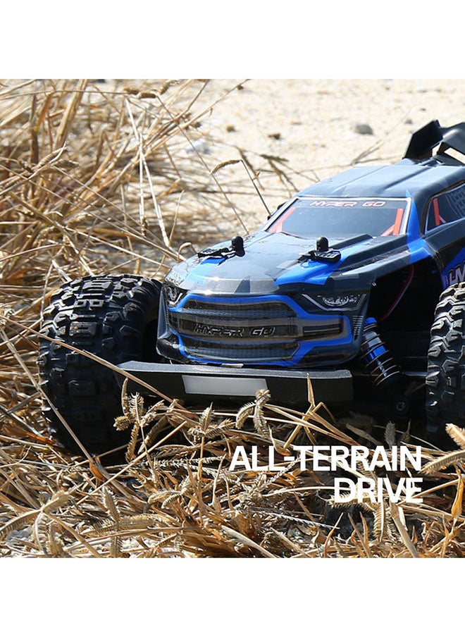 Mjx - Rc Hobby Grade Gps Truck 1:16 Scale Radio Controlled Off-Roader W Bluetooth And App Rtr All Terrain Blue - Image 1
