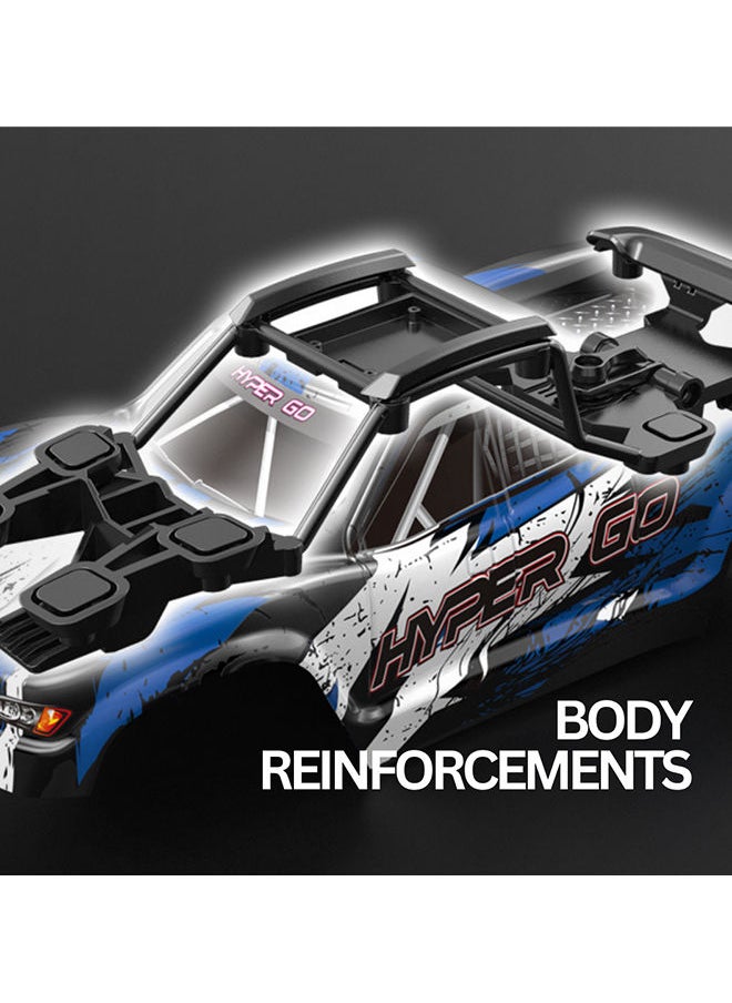 Mjx - Rc Hobby Grade Gps Truck 1:16 Scale Radio Controlled Off-Roader W Bluetooth And App Rtr All Terrain Blue - Image 1