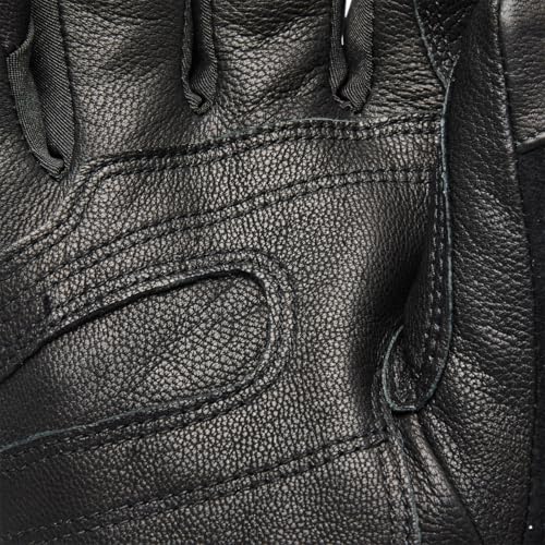 BLACK DIAMOND Men's Guide Ski/Snow Gloves | Premium Leather Shell | Waterproof & Insulated | Includes Gore-TEX Insert & Plus Warm Technology | Black 2.0 | Large - Image 5