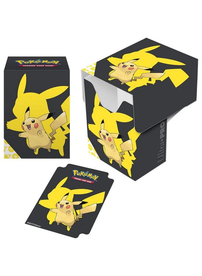 Ultra Pro Pokémon Full View Deck Box Featuring Pikachu Card Protector And Case For Collectible Trading Cards And Gaming Cards Top Loading Card Protector  - Image 2