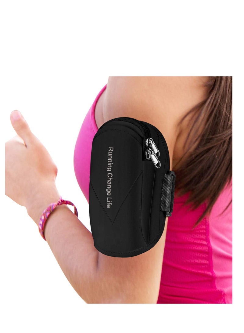 SOLARAE Running Phone Armband, Sweatproof Workout Phone Holder Fits iPhone 14/13/Pro Max/Plus/Mini/12/11/SE/XR - Image 1