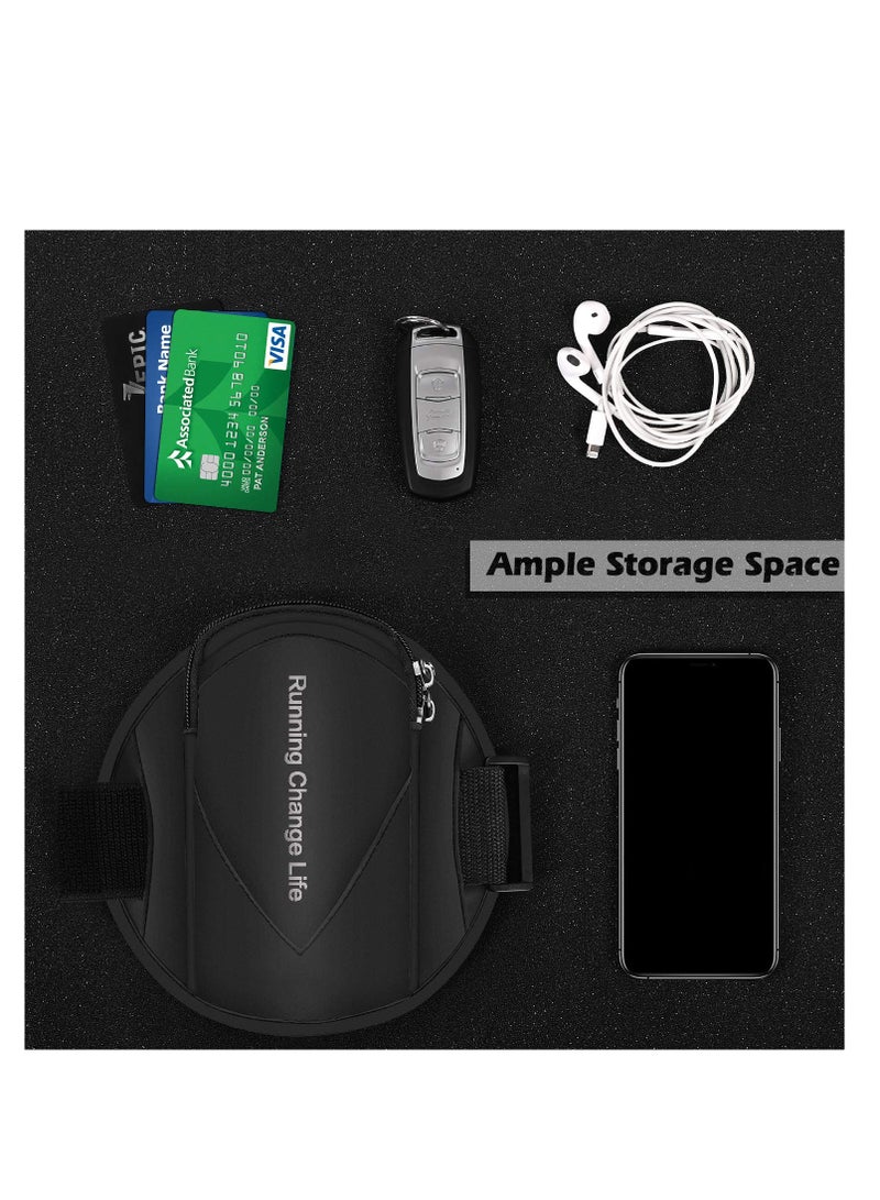 SOLARAE Running Phone Armband, Sweatproof Workout Phone Holder Fits iPhone 14/13/Pro Max/Plus/Mini/12/11/SE/XR - Image 2