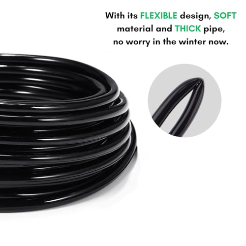 Ascension Agro Drip Irrigation Garden Watering Plants Main Supply Line Pipe 16mm for Home Gardening - Image 3