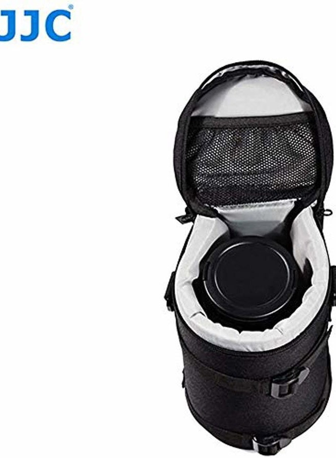 JJC DLP-7 Deluxe Lens Pouch Bag Case for Nikon AF-S NIKKOR 200-500mm f/5.6E ED VR/Sigma 150-500mm F5-6.3/ Sigma 150-600mm F5-6.3 DG OS HSM/Tamron SP 150-600mm F/5-6.3 Di VC USD G2, Size 144 x316mm - Image 5
