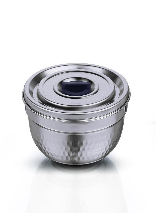 Celltone Microwave Safe 304 Stainless Steel Food Container - Fridge-to-Oven Bowl with Vacuum Freshness Seal (400ml) - Image 2