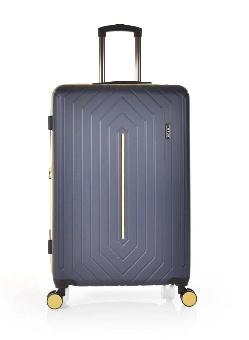 Track TRACK Luggage Set, Acrylonitrile Butadiene Styrene (ABS) Material, Trolley Travel Bag with Carry On Cabin and Checked In Sizes, combination Lock and 4 Double Wheels, Expendable, Size 20/24/28,13442/3P