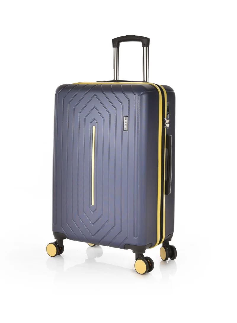 Track TRACK Luggage Set, Acrylonitrile Butadiene Styrene (ABS) Material, Trolley Travel Bag with Carry On Cabin and Checked In Sizes, combination Lock and 4 Double Wheels, Expendable, Size 20/24/28,13442/3P