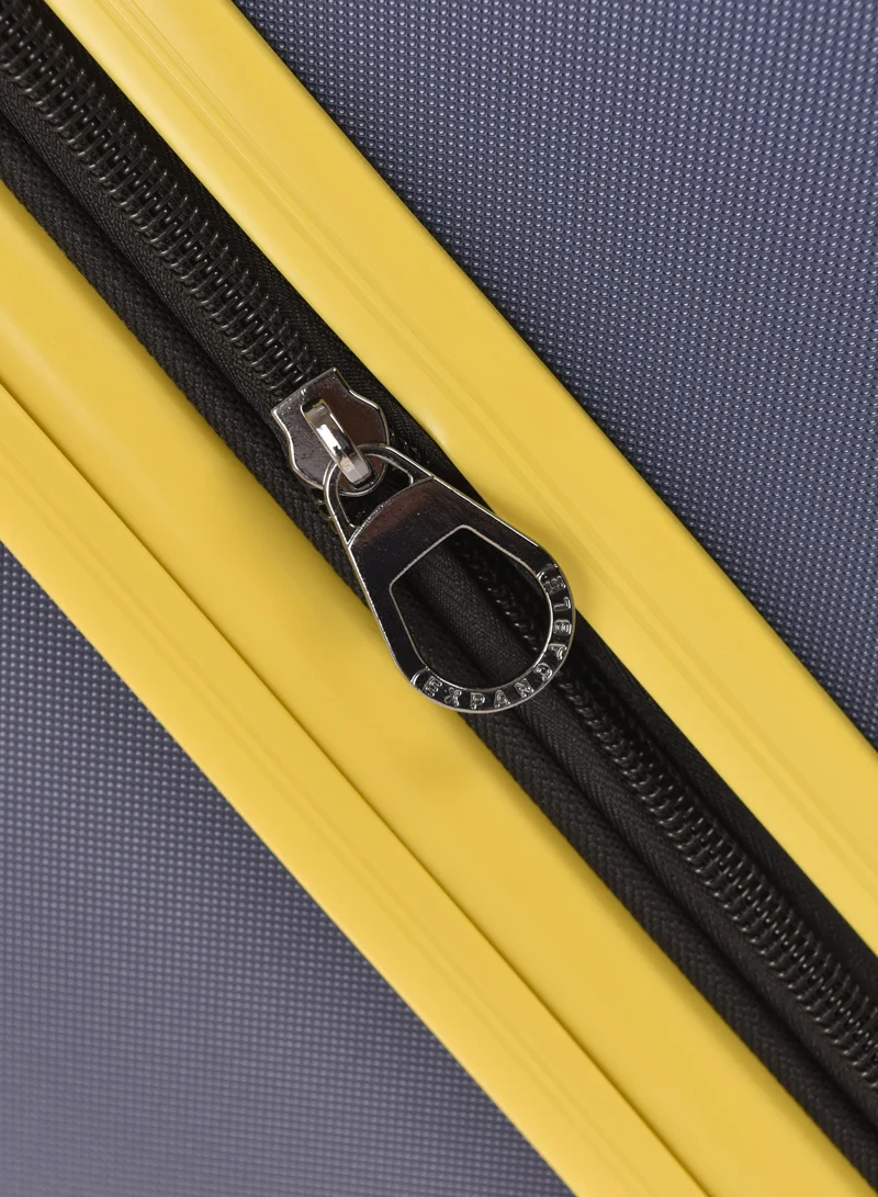 Track TRACK Luggage Set, Acrylonitrile Butadiene Styrene (ABS) Material, Trolley Travel Bag with Carry On Cabin and Checked In Sizes, combination Lock and 4 Double Wheels, Expendable, Size 20/24/28,13442/3P