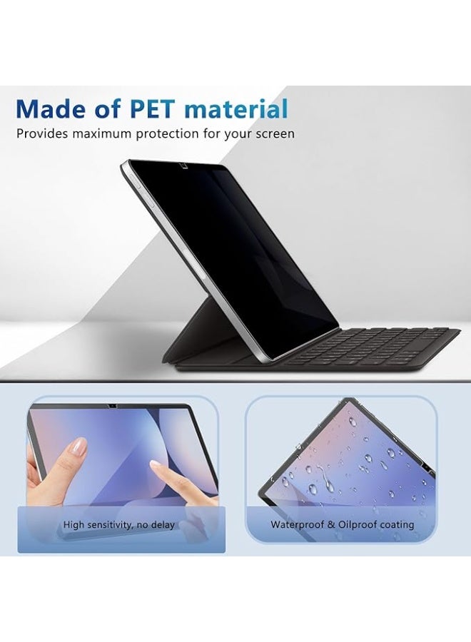 1 Pack Privacy Screen Protector Compatible with Galaxy Tab S10 Plus Tab S10+ 12.4 inch 2024 360° Anti-Spy Film Matte Anti-Glare Anti-Scratch Anti-Bubble PET - Image 5