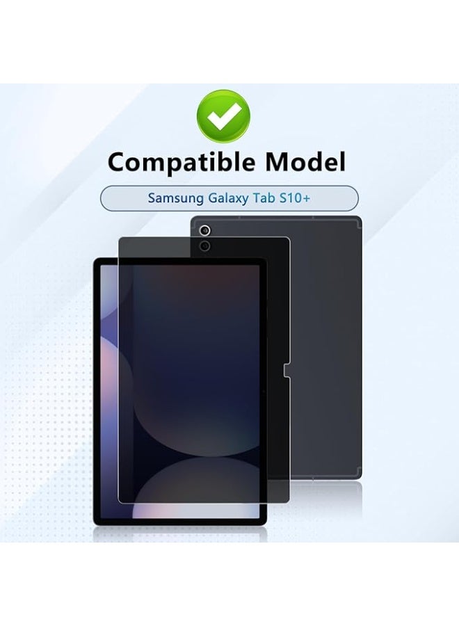 1 Pack Privacy Screen Protector Compatible with Galaxy Tab S10 Plus Tab S10+ 12.4 inch 2024 360° Anti-Spy Film Matte Anti-Glare Anti-Scratch Anti-Bubble PET - Image 2