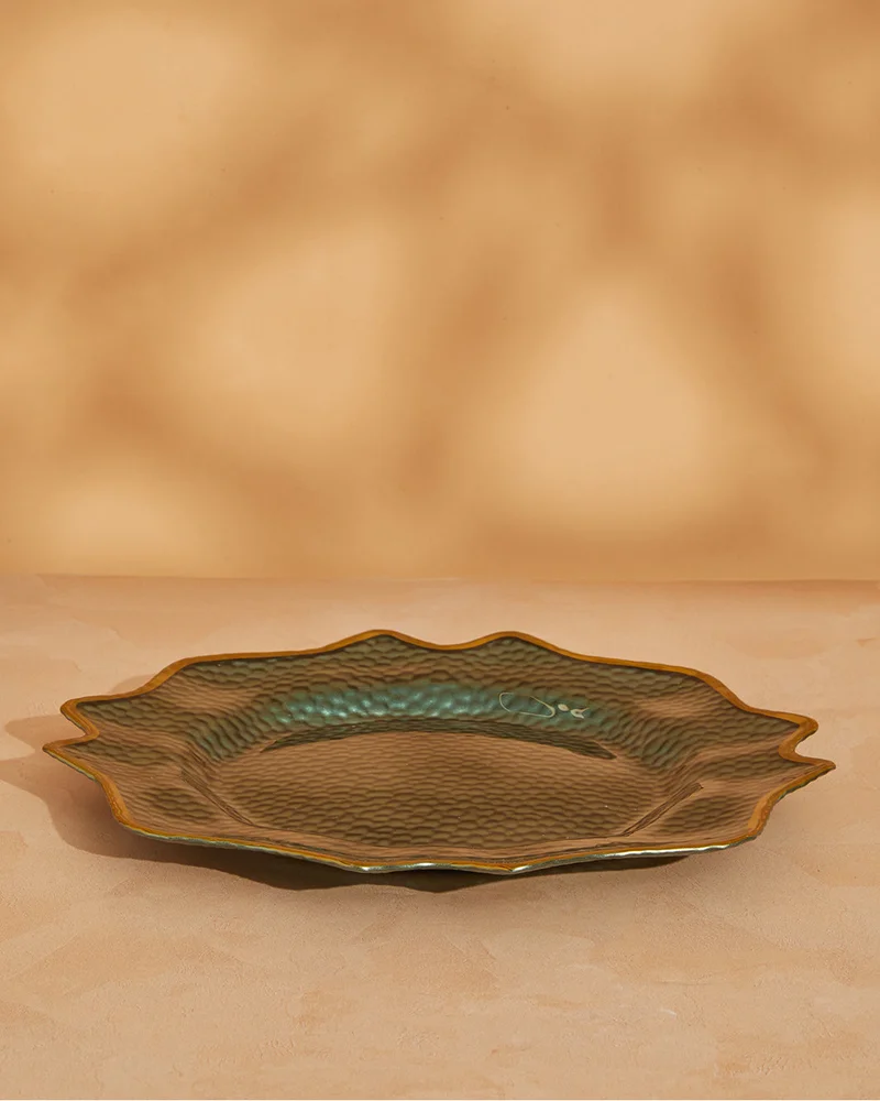 REDTAG Green Charger Plate With Rim
