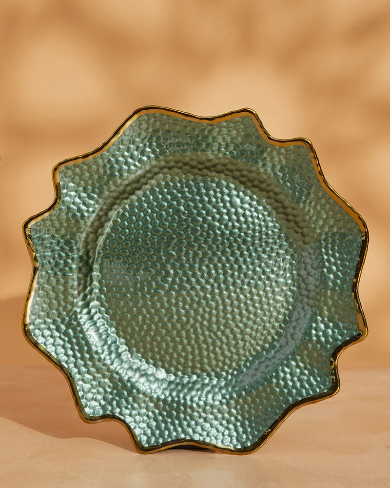 REDTAG Green Charger Plate With Rim