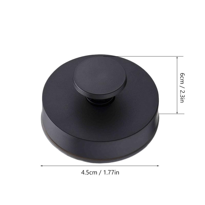 Black Adhesive Wall Hooks Strong Plastic Seamless Multifunctional Hangers For Bathroom Kitchen Home Organization - Image 3
