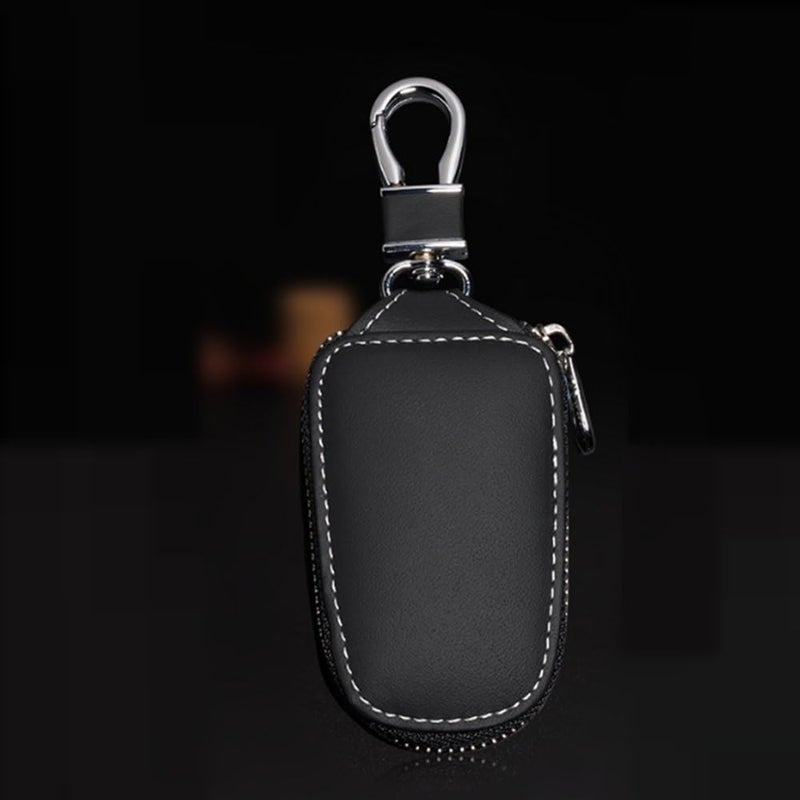 Krtopo Leather Car Key Chain Bag - Protection Wallet for Auto Remote Keys - Image 1