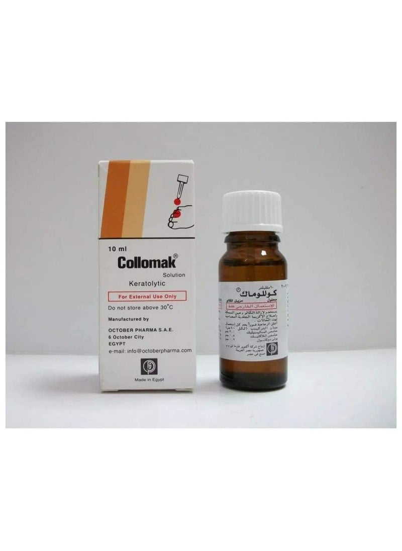 collomak Solution against warts condylomas calluses 10ml  - Image 3