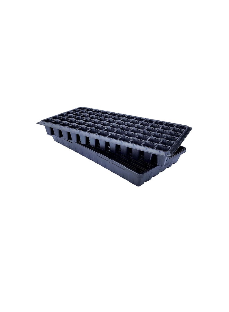 Generic 72 Cell w 1020 Tray 10 Pack Combo Extra Strength Starting Trays for Planting Seedlings Propagation Germination Plugs  - Image 1