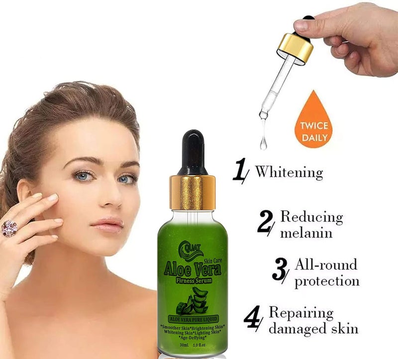 Quat Skin Care Smoother Aloe Vera Fairness Serum for Women 30ml - Image 4