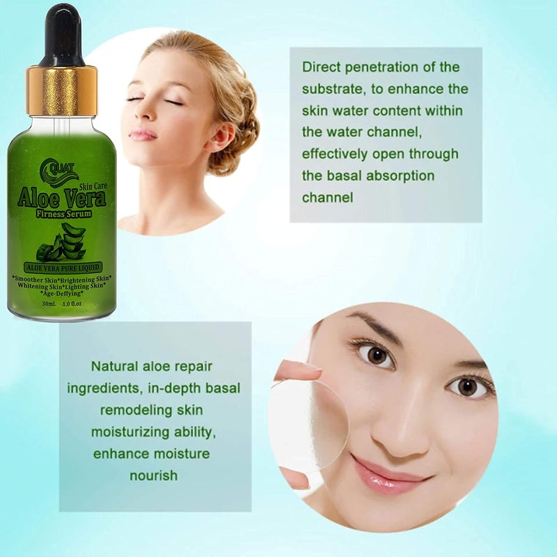 Quat Skin Care Smoother Aloe Vera Fairness Serum for Women 30ml - Image 3