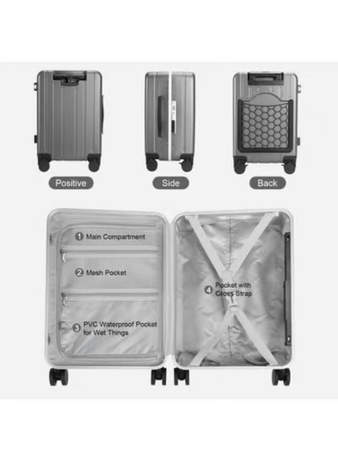 Kids Ride On Luggage Suitcase 20 Inch, Baby Travel Seat Carry On Suitcase with TSA Lock, PC Hard Shell for Family Travel - Image 5