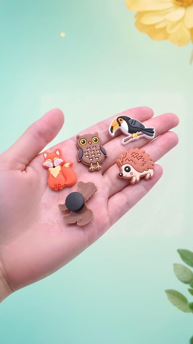 Generic Animal Charms Zoo 25PCS - Jungle Safari Shoe Decorations - PVC Accessories for Clogs, Pins, Bracelets, Wristbands - Image 3