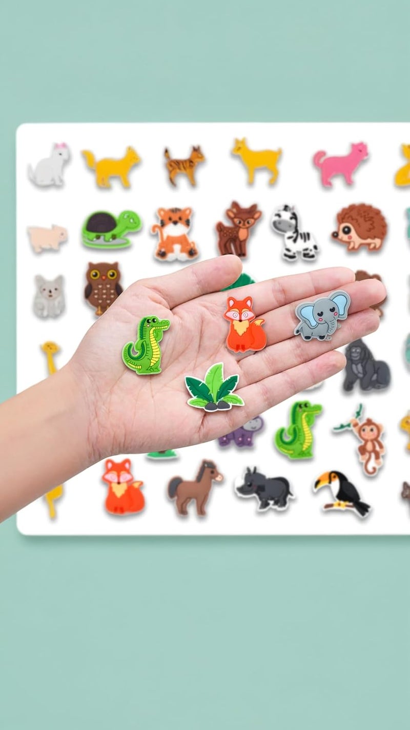 Generic Animal Charms Zoo 25PCS - Jungle Safari Shoe Decorations - PVC Accessories for Clogs, Pins, Bracelets, Wristbands - Image 4