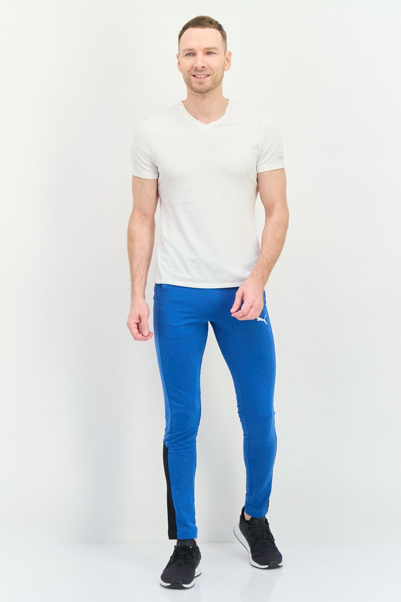 PUMA Men Slim Fit Training Track Pants, Blue - Image 4