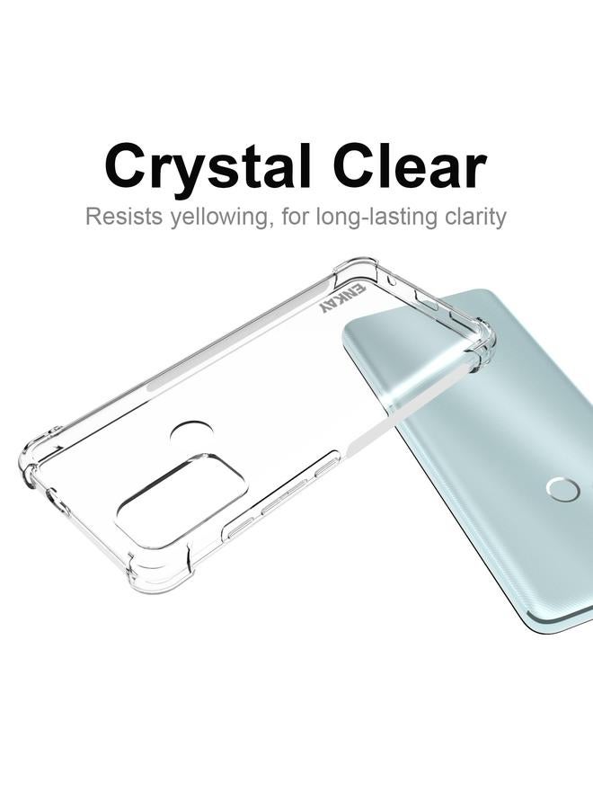 ENKAY Case For Motorola Moto G60S Transparent TPU Shockproof Case - Image 5