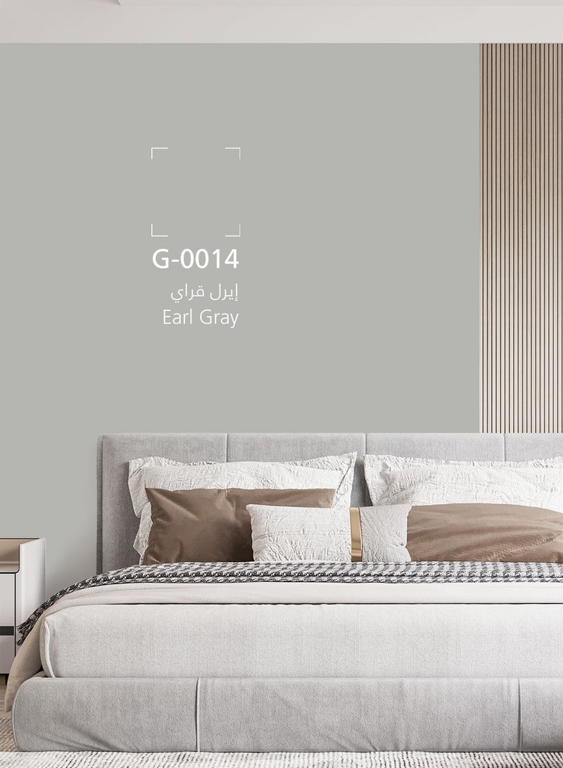 دهانات الجزيرة جرين دهان جدران داخلية لامع (اللون : إيرل قراي) 3لتر - Image 2